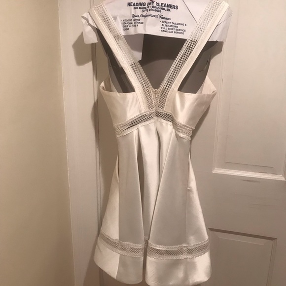 White Faviana Semi Dress- 8064 - Picture 4 of 5